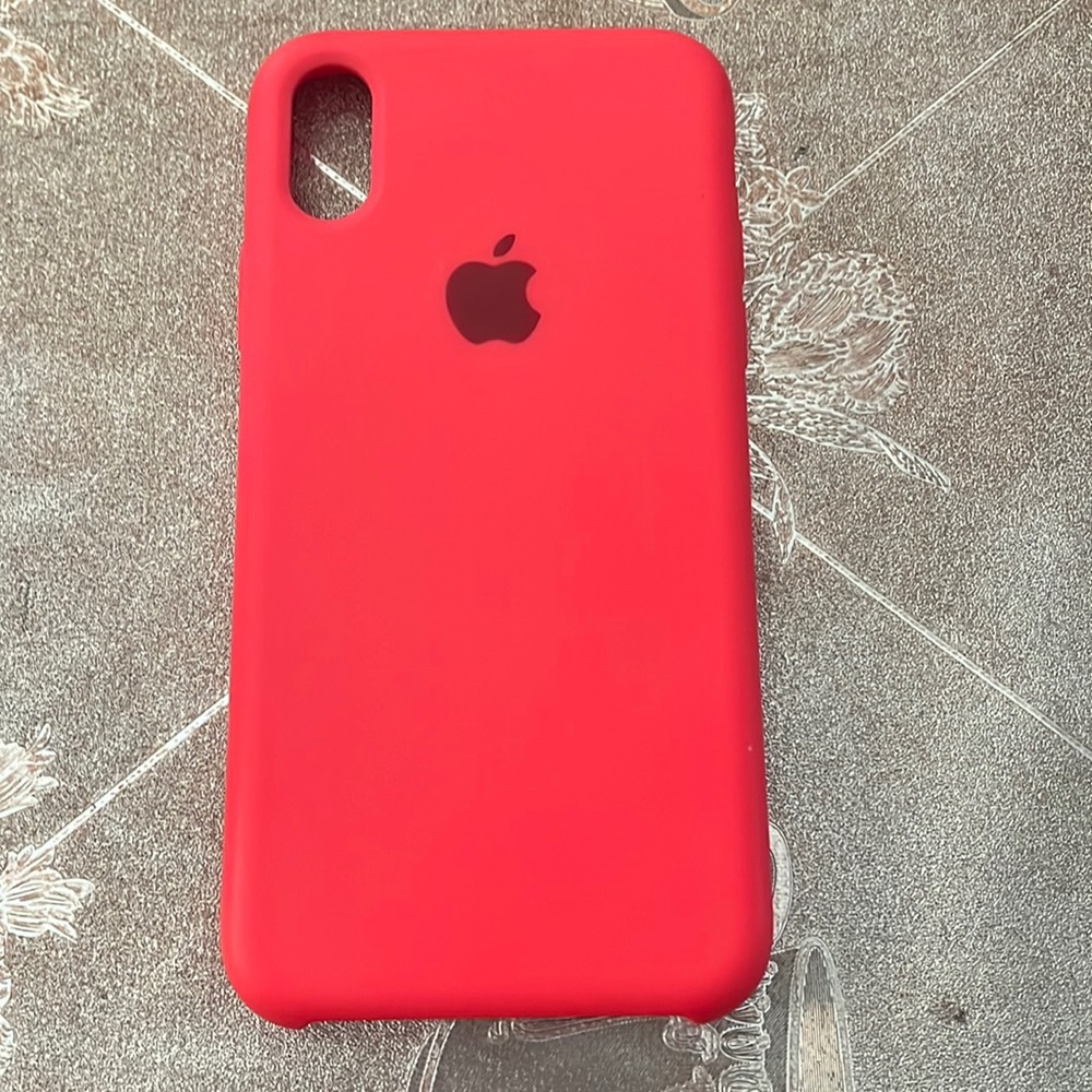 iPhone X case hot pink